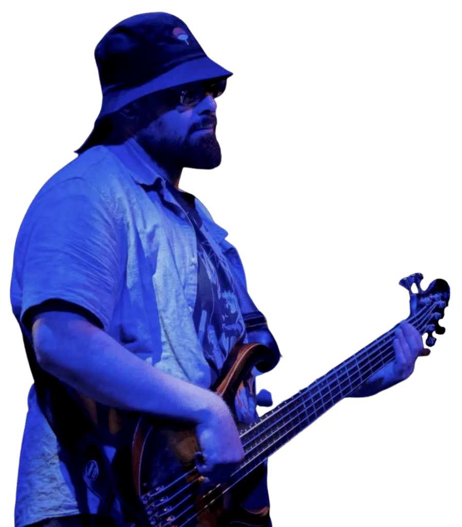 Mem - cropped 2 Mehmet Raif playing bass